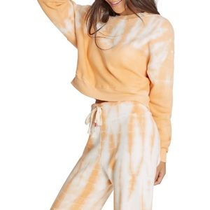 Wildfox Orange Tie-Dye Sweashirt